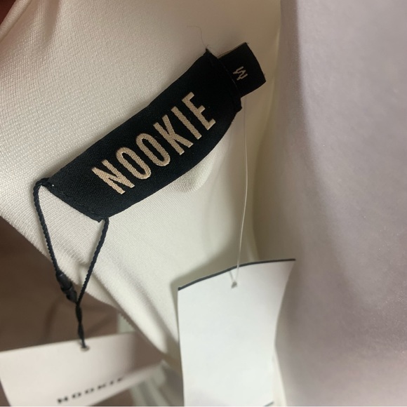 NEW Nookie RILEY RING MIDI Dress in Ivory - Picture 9 of 10